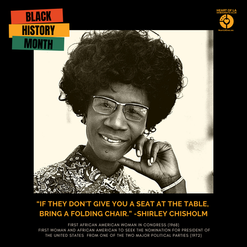 Shirley Chisholm, Black History Month
